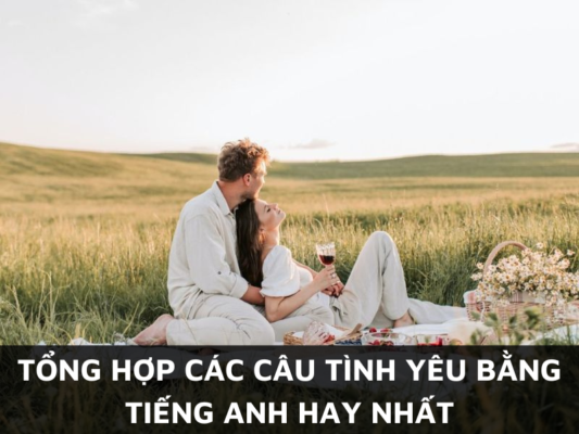 lời yêu thương bằng tiếng anh